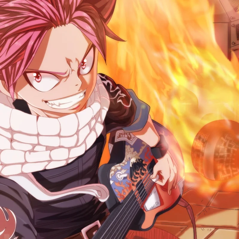 Natsu Dragneel anime name chính là nhân vật chính của Fairy Tail