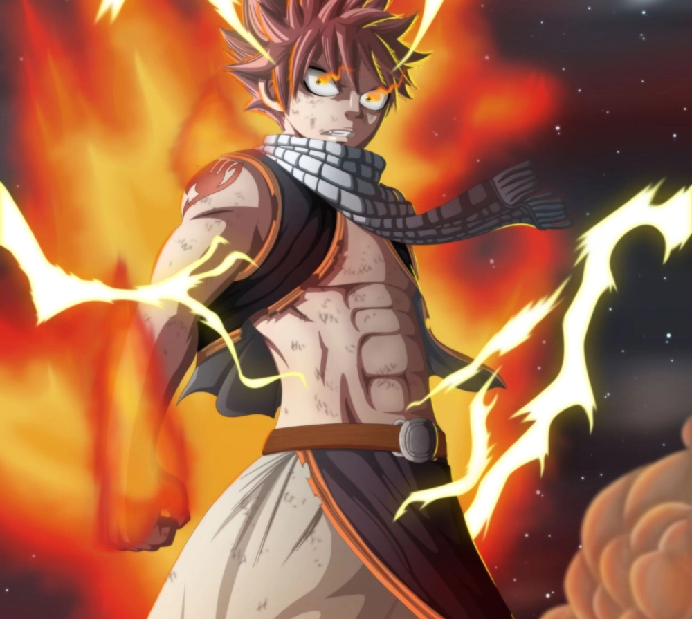 Natsu Dragneel với sức mạnh rồng lửa hủy diệt