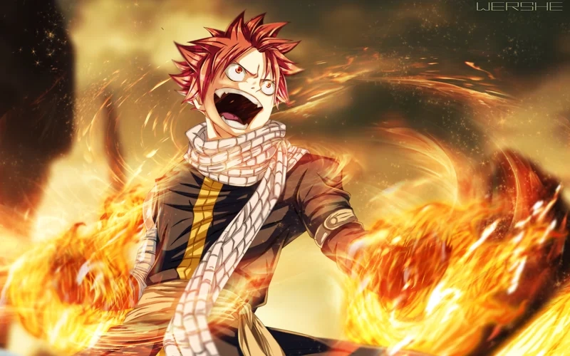 Dragon Natsu thiêu cháy mọi kẻ thù bằng Hỏa Long thuật
