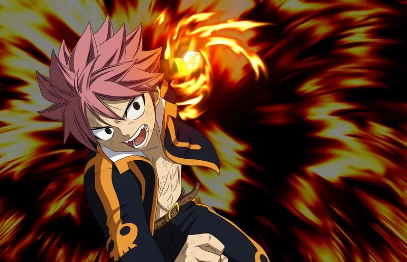 Natsu Dragon hình ảnh mãnh thú rực lửa đầy cuốn hút