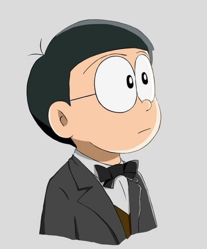 Hình Nobita vui thể hiện những khoảnh khắc hạnh phúc trong cuộc sống