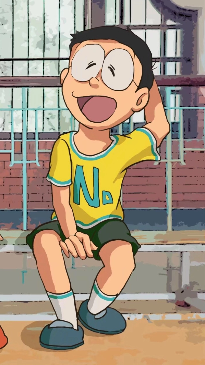 Hình nền điện thoại Nobita mang đến không gian vui vẻ và dễ thương