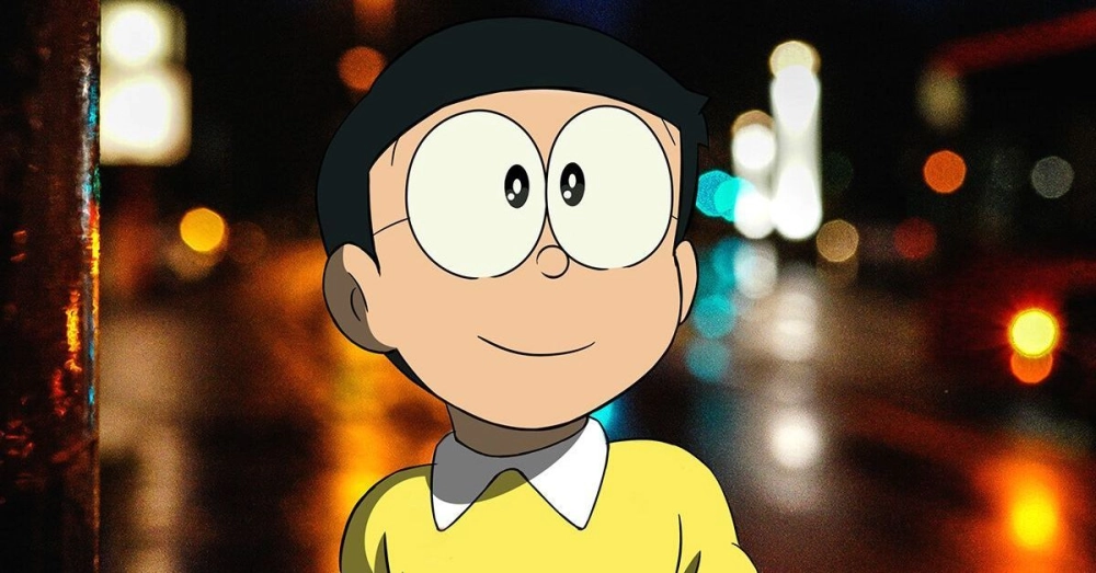 Hình ảnh Nobita thể hiện những trạng thái ngộ nghĩnh và đáng yêu