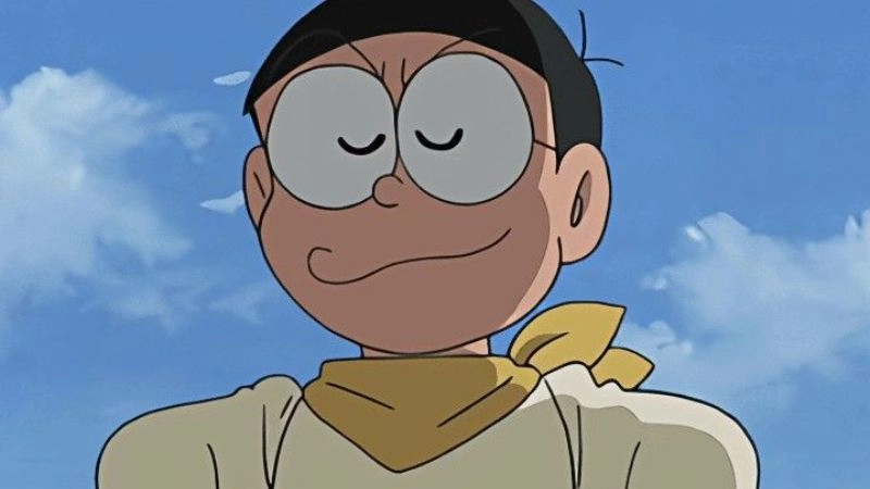 Nobita chibi dễ thương với những dáng vẽ nhỏ nhắn và đáng yêu