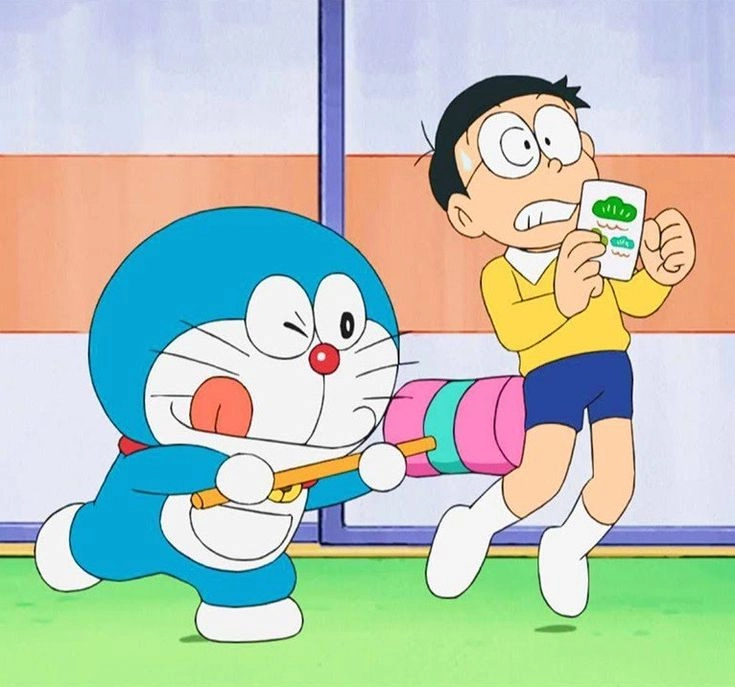 Ảnh Doraemon và Nobita đầy cảm xúc trong từng nét vẽ