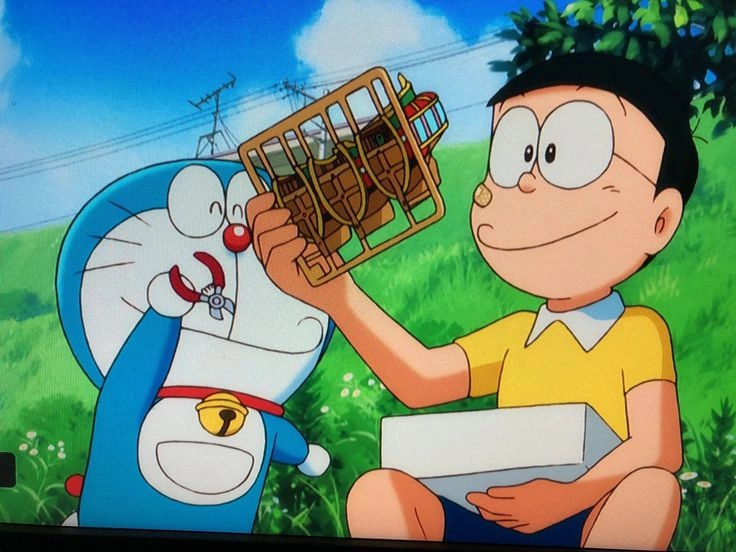 Doraemon & Nobita luôn sẵn sàng giúp đỡ nhau dù hoàn cảnh nào