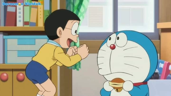 Hình Doraemon và Nobita ghi lại những khoảnh khắc đáng nhớ