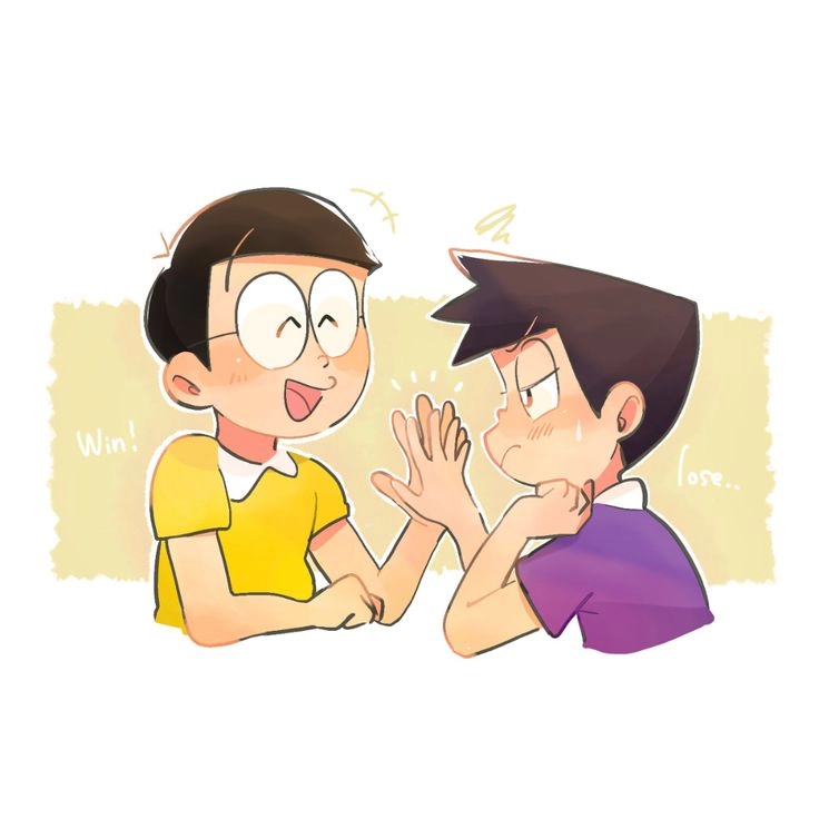 Nobita x Suneo là sự kết hợp bất ngờ nhưng lại rất ăn ý