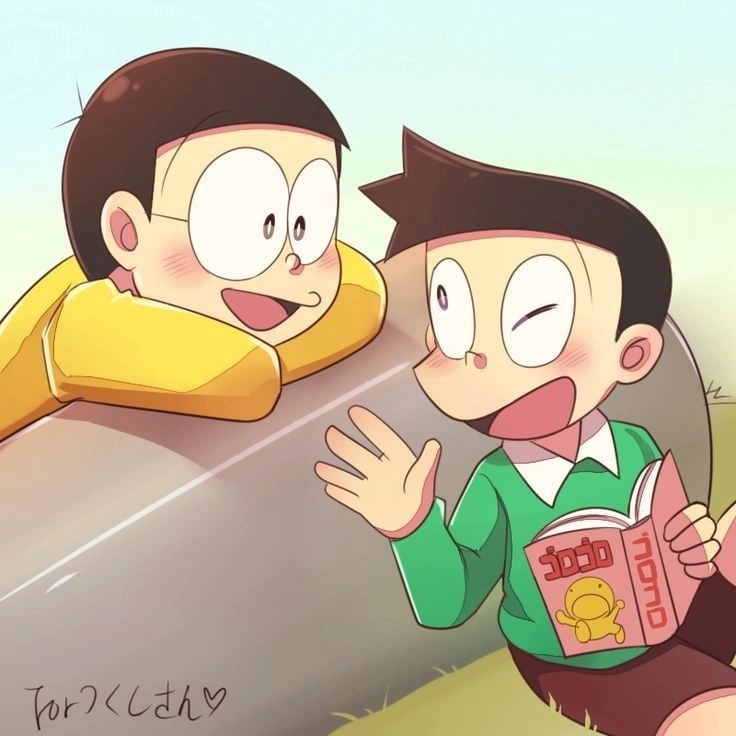 Nobita và Suneo thường xuyên cãi nhau nhưng luôn quan tâm nhau