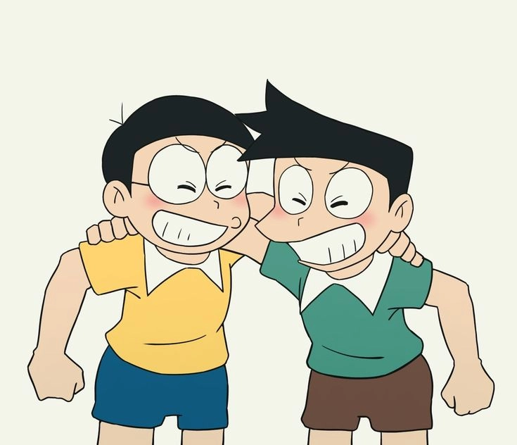 Nobita và Xeko luôn có những màn đối đầu hài hước trong Doraemon