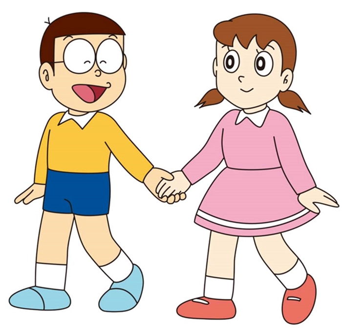 Nobita và Shizuka cute khiến trái tim fan tan chảy