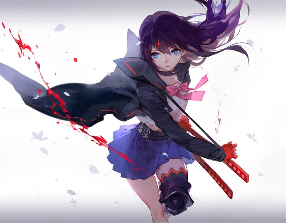 Hình avatar nữ anime đẹp phong cách nghệ thuật đặc sắc