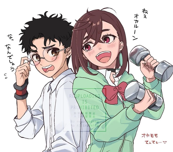 Okarun x Ayase fanart đốn tim cộng đồng anime từng ngày