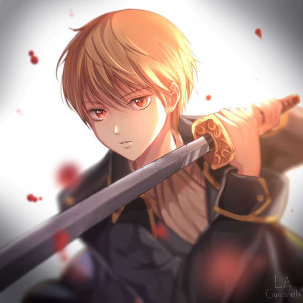 Okita Sougo icon thể hiện thần thái không thể nhầm lẫn