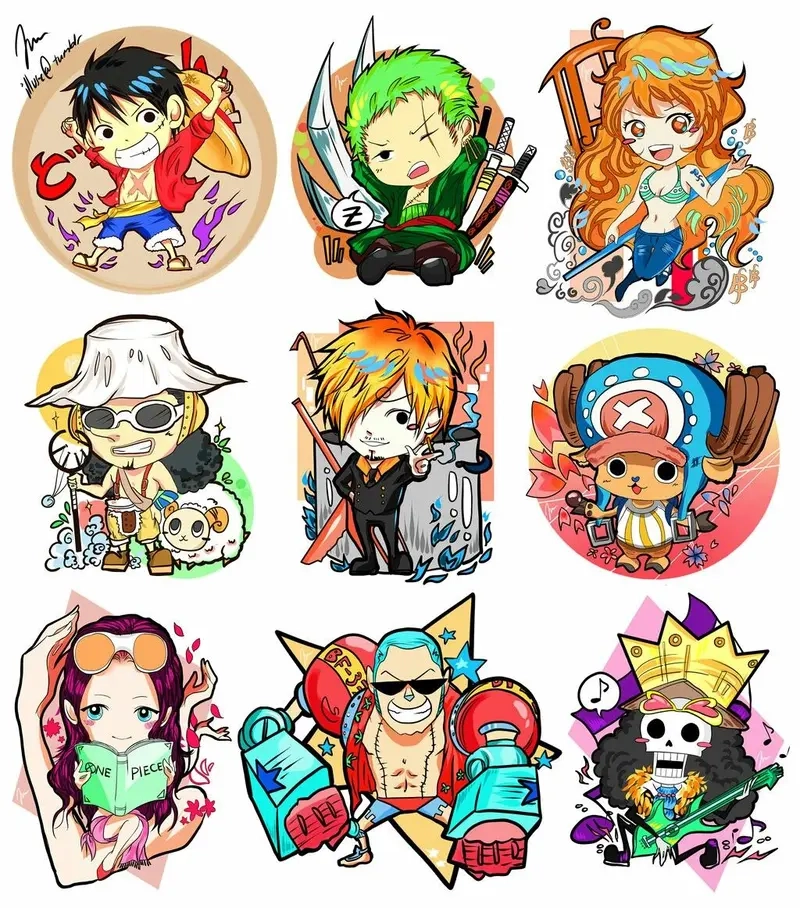 Top những ảnh one piece chibi khiến bạn tan chảy