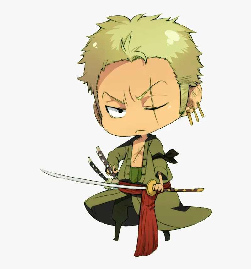 Dán ngay one piece chibi stickers siêu dễ thương