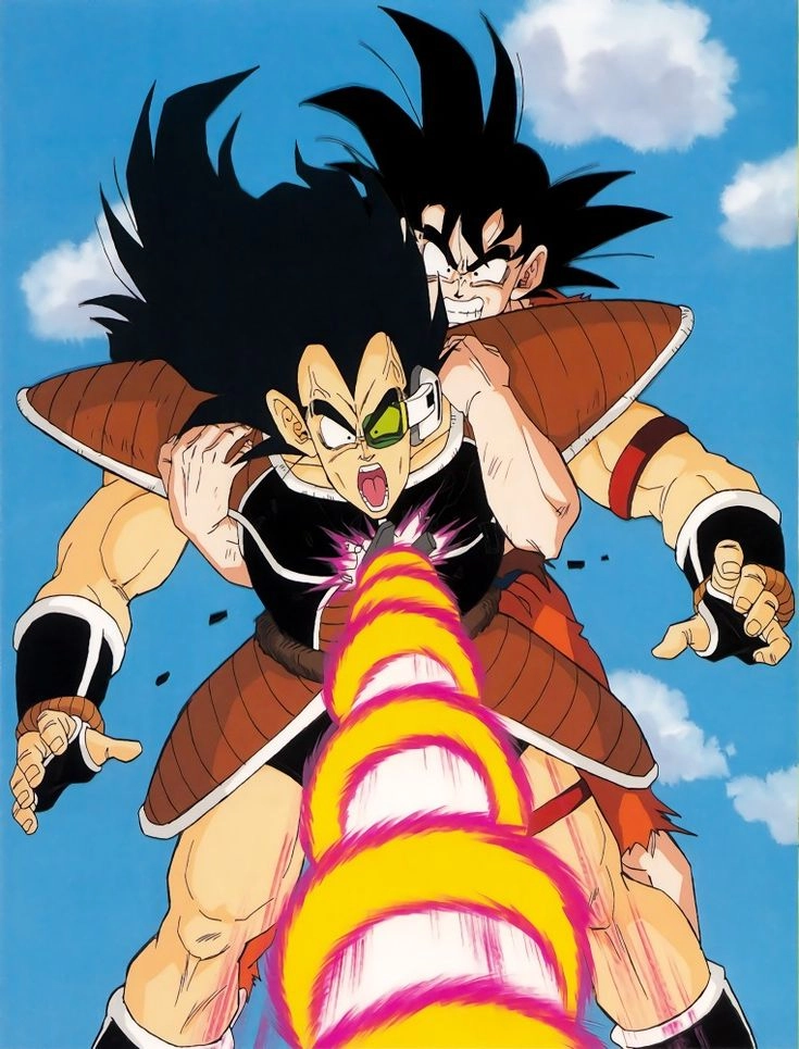 Goku Raditz saga cuộc chiến giữa Goku và Raditz mở đầu cho những trận chiến khốc liệt