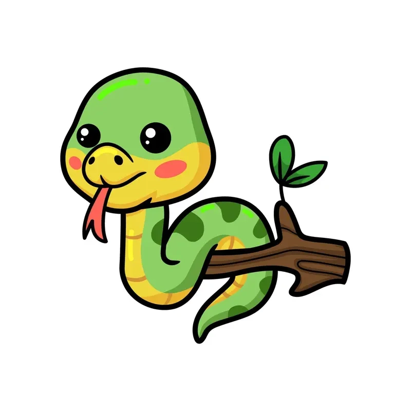 Những hình rắn chibi 2025 siêu đáng yêu để bạn tải ngay
