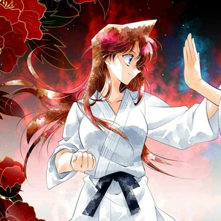 Ran Mori karate cực kỳ tài giỏi và dũng mãnh khi chiến đấu