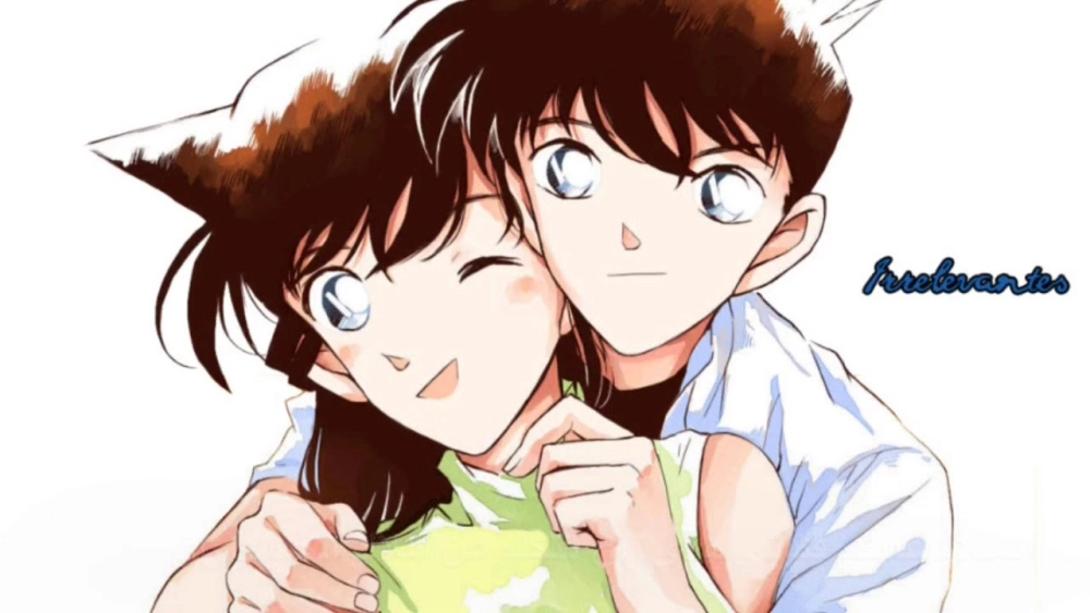 Cách vẽ Ran Mori và Shinichi thể hiện sự hòa hợp hoàn hảo