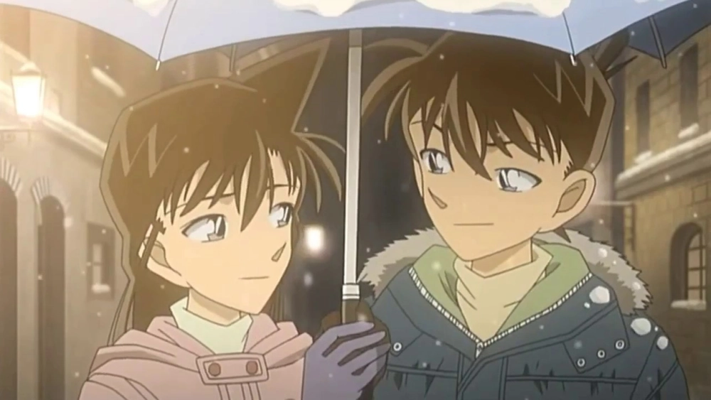 Ran Mori hôn Shinichi là khoảnh khắc đầy cảm xúc trong Conan