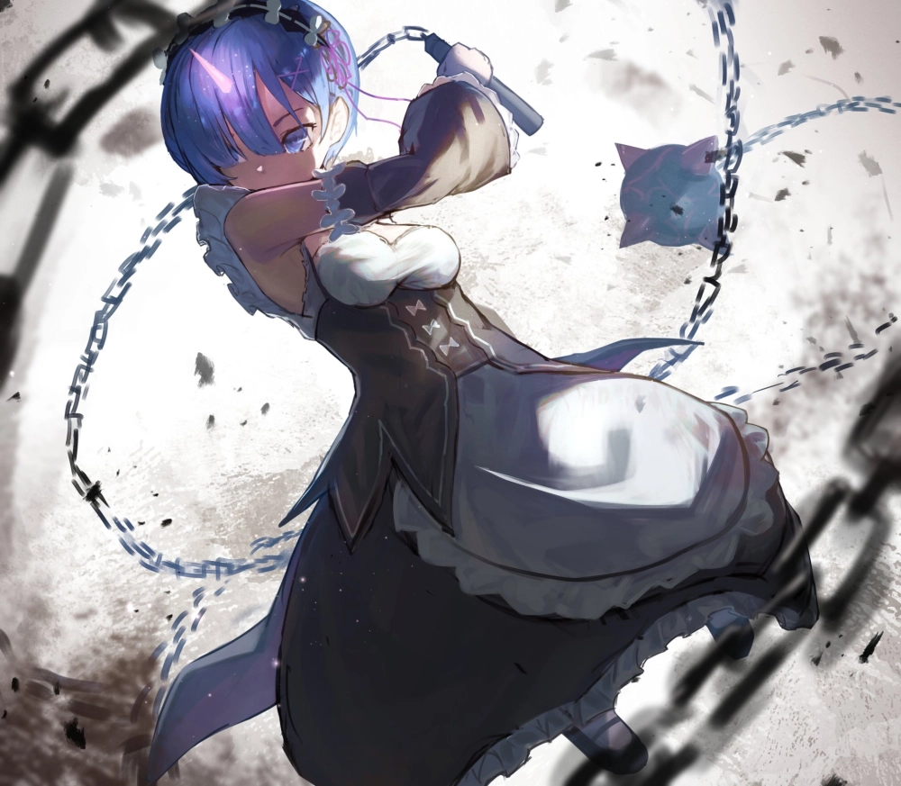Re Zero Rem sự xuất hiện ấn tượng của Rem trong series Re Zero