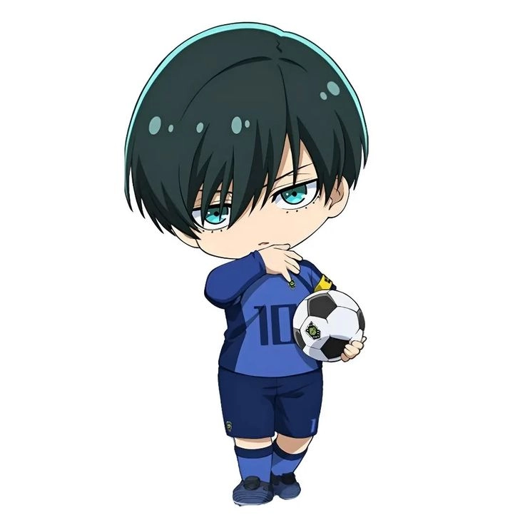 Chibi Rin Itoshi là phiên bản dễ thương của anh, hoàn hảo để chiếm trọn trái tim fan
