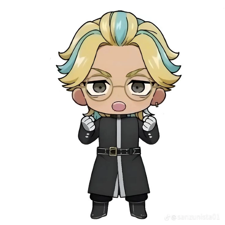 Ảnh Rindou chibi thu hút với nét vẽ tinh tế