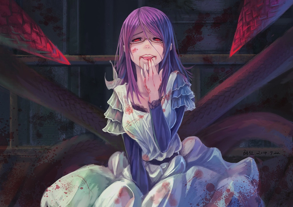 Rize Kamishiro sở hữu vẻ đẹp chết người khiến ai cũng sợ