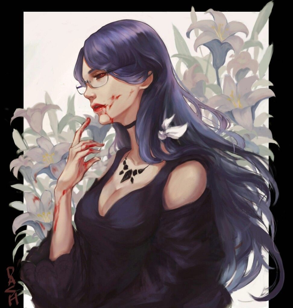 Anime Rize Kamishiro mang lại cảm giác vừa mê hoặc vừa đáng sợ