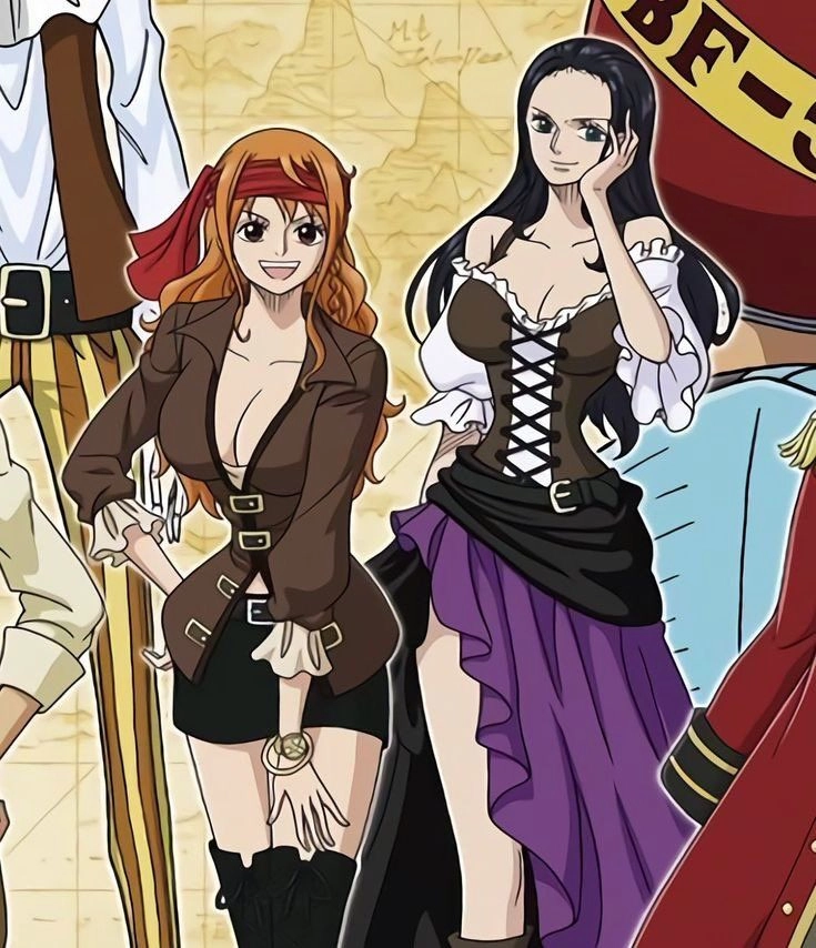 Nico Robin and Nami hai bóng hồng quyến rũ nhất One Piece
