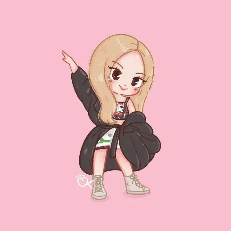 Cập nhật bộ sưu tập chibi rosé mới nhất hôm nay