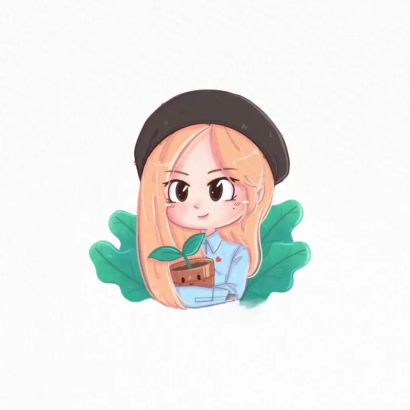 Thêm sắc hồng với rosé chibi vào bộ sưu tập của bạn