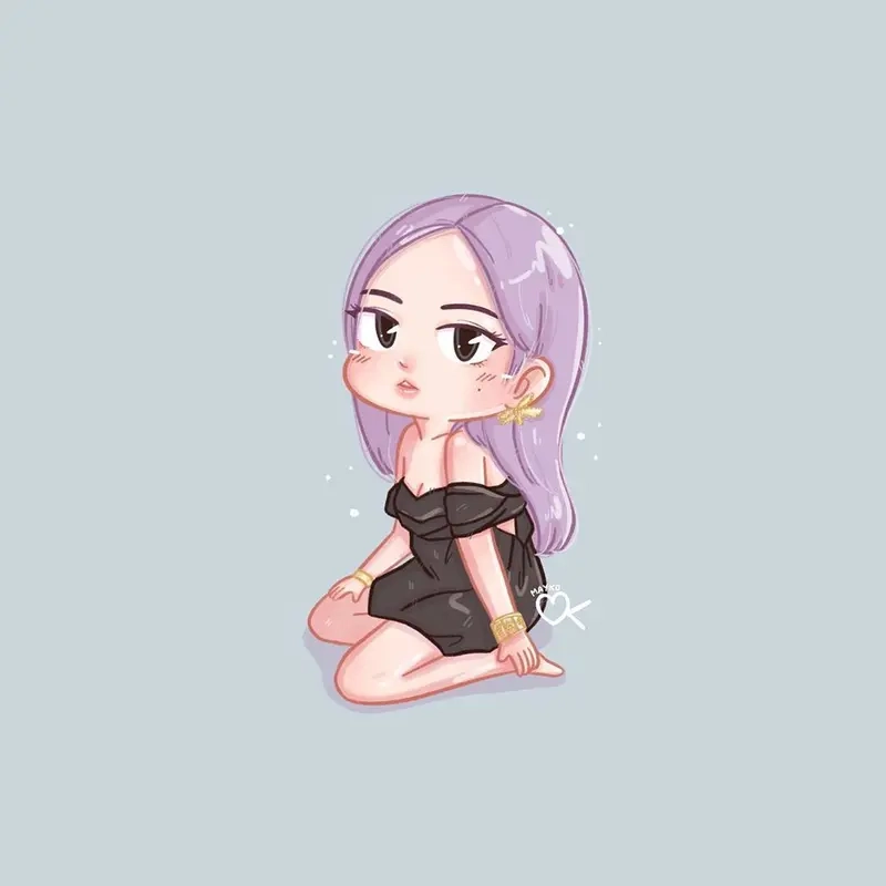 Bắt đầu với vẽ rose chibi đơn giản cho người mới