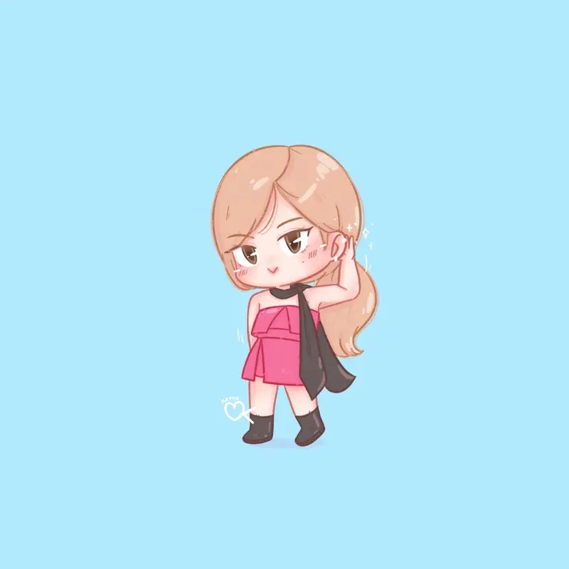 Tải về hình rose chibi cute cho điện thoại của bạn