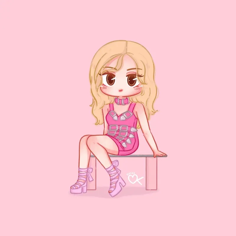 Khám phá blackpink rose chibi phiên bản mới