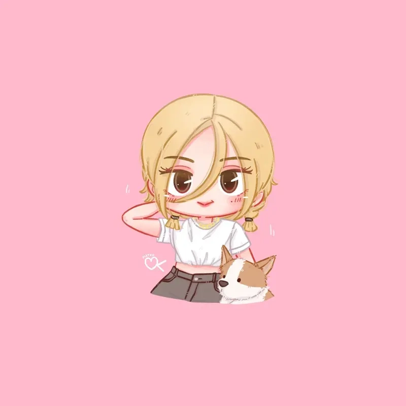 Hướng dẫn cách vẽ rose blackpink chibi từng bước dễ hiểu