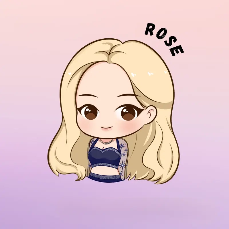 Thử ngay vẽ rose apt chibi tại nhà