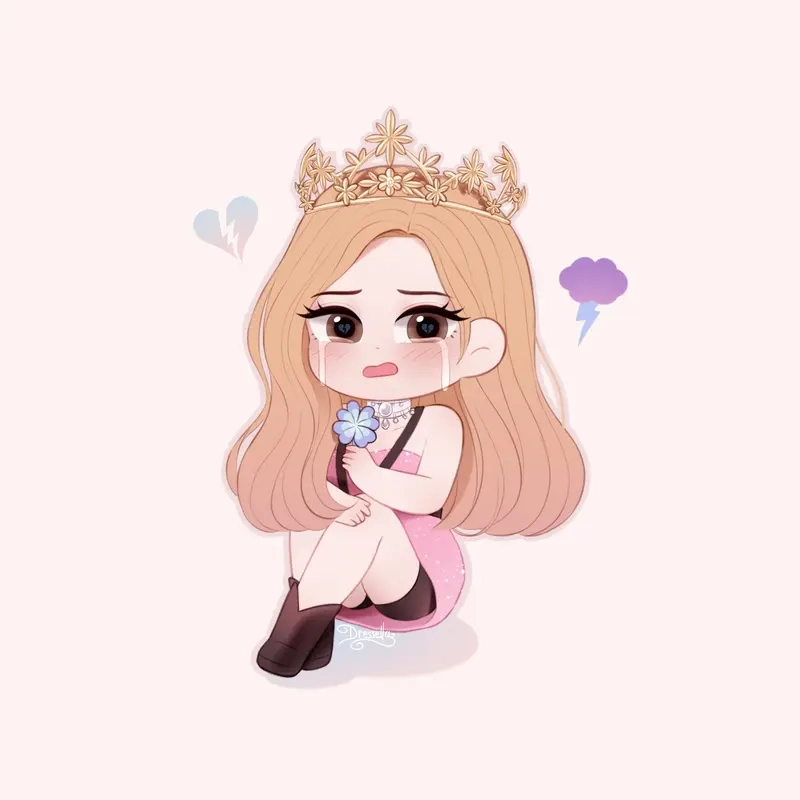 Chiêm ngưỡng ảnh chibi của rose siêu dễ thương