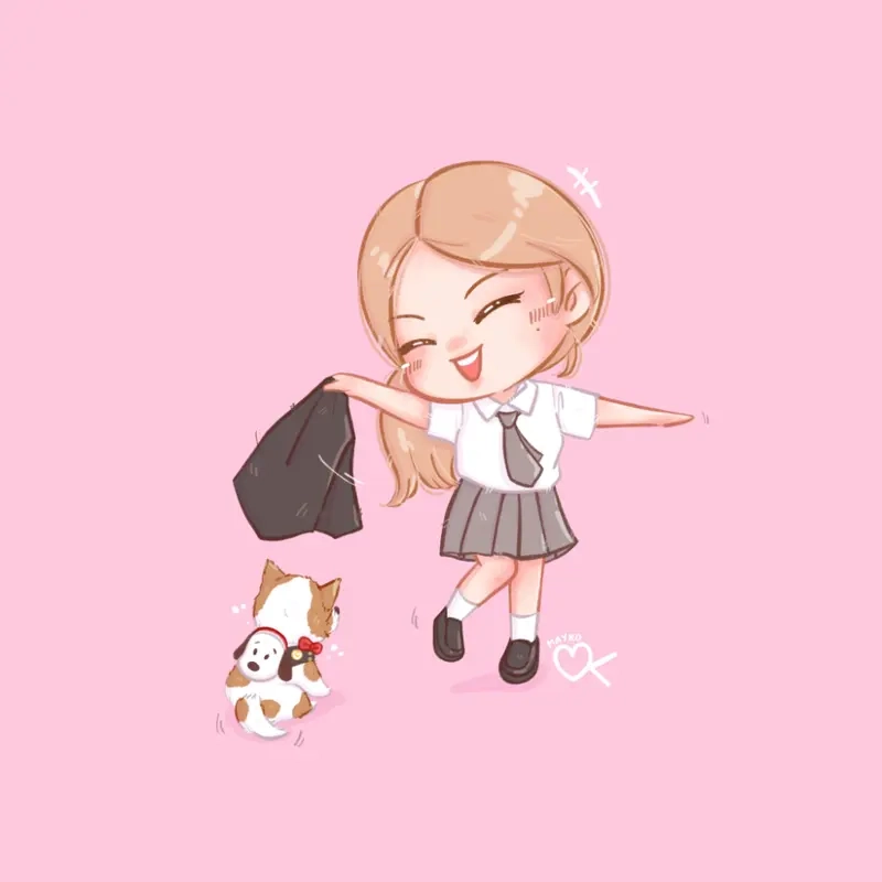 Tải về ảnh rose chibi cute cho điện thoại của bạn