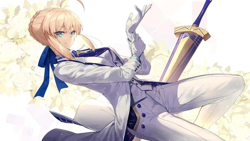 Saber manga khắc họa hình ảnh anh hùng kiên cường