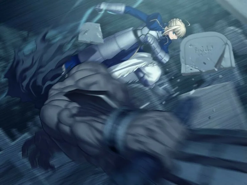 Anime Saber vs Berserker là trận chiến để đời