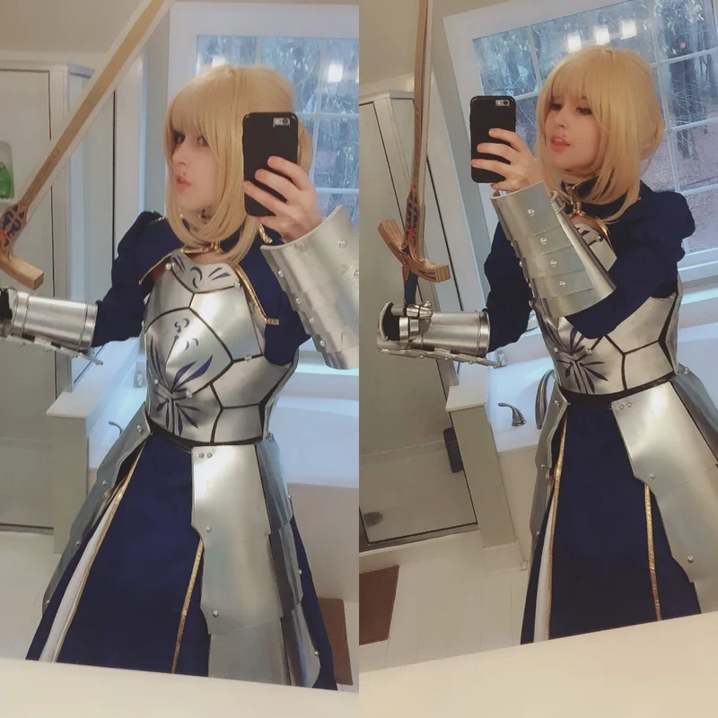 Cosplay Saber Fate Stay Night chuẩn từng chi tiết nhỏ