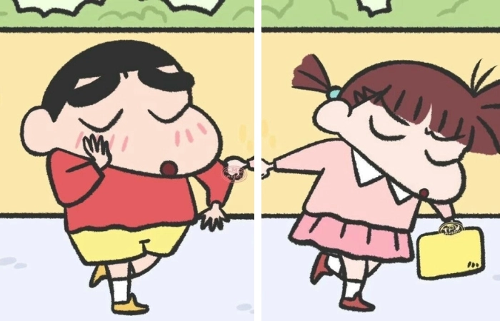 Cậu Bé Bút Chì avatar đôi cu Shin mang đến phong cách cực dễ thương