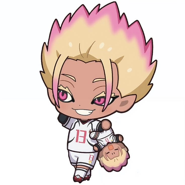 Chigiri chibi với phong cách nhỏ nhắn đáng yêu