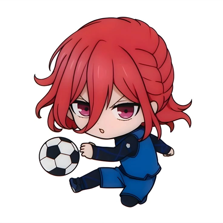 Chigiri chibi cute khiến fan mê mẩn vì quá dễ thương
