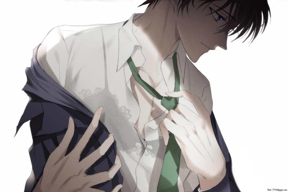 Hình của Shinichi nổi bật với phong cách học sinh