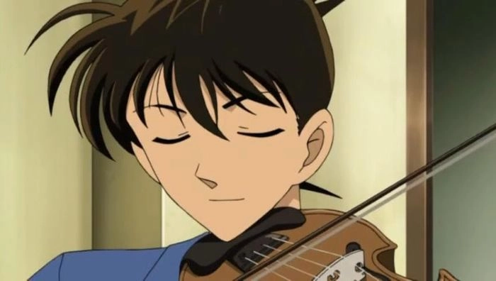 Hình Shinichi cute với nụ cười hiếm hoi đầy ấm áp