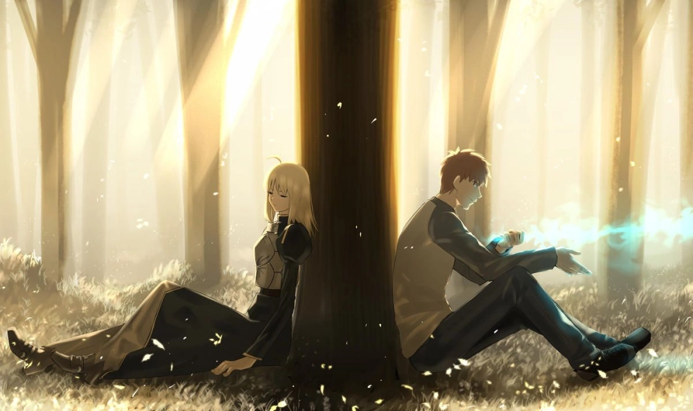 Fate Stay Night Shirou x Saber là mối quan hệ đầy thăng trầm