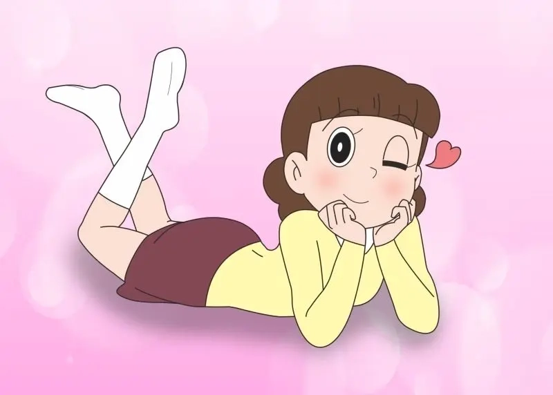 Hình ảnh Shizuka ngầu làm nổi bật sự quyết đoán và dũng cảm của cô